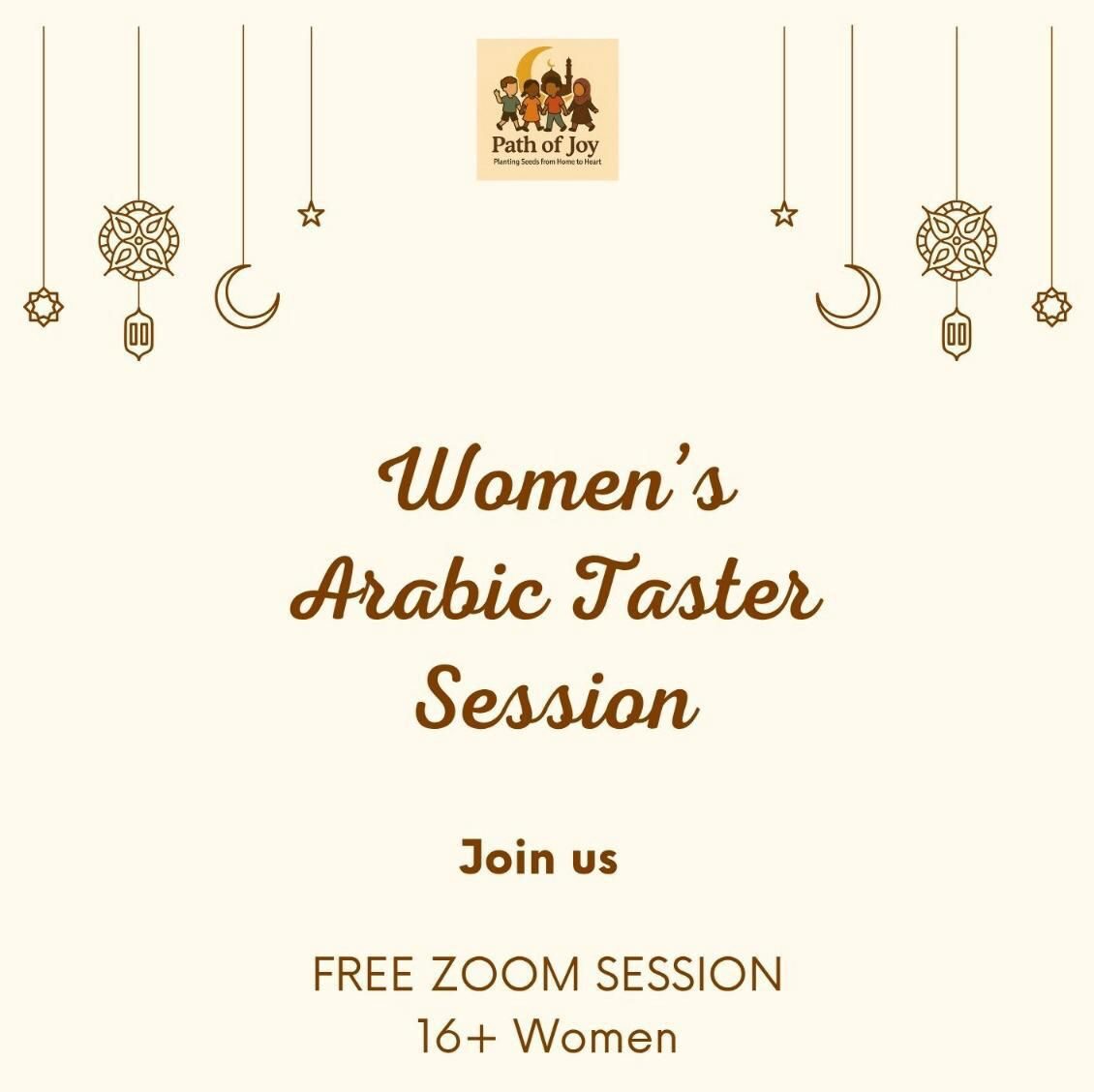 Women's Arabic Taster Session