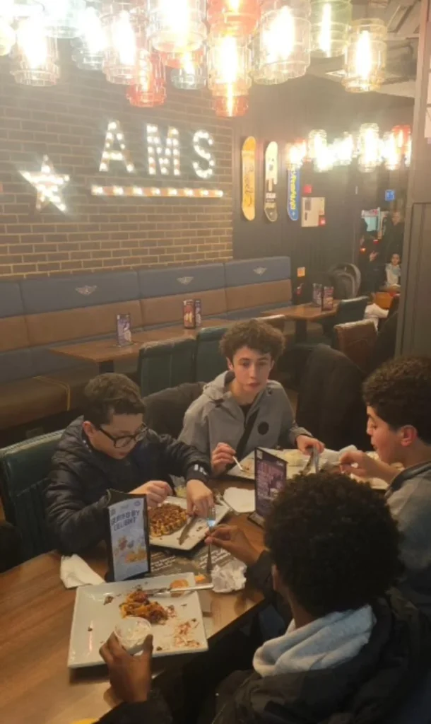 Creams Treat Celebrating Arabic Learning