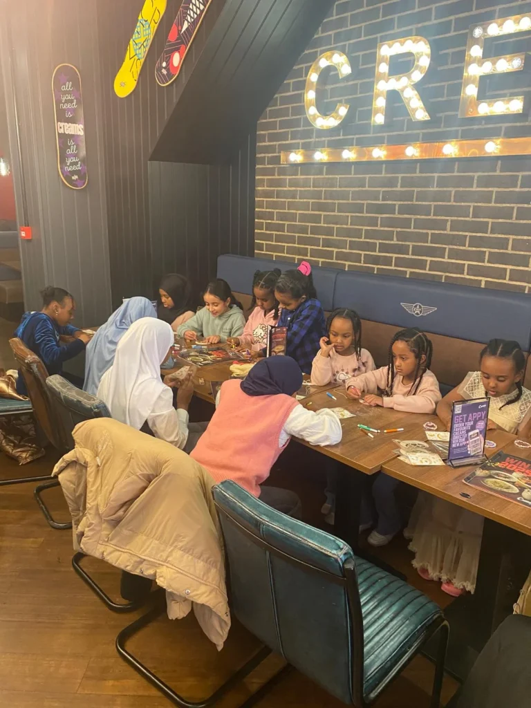 Creams Treat Celebrating Arabic Learning