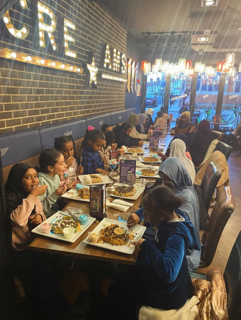 Creams Treat Celebrating Arabic Learning